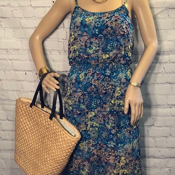 Fire Los Angeles Floral Maxi Dress High Sl… - Picture 4 of 10